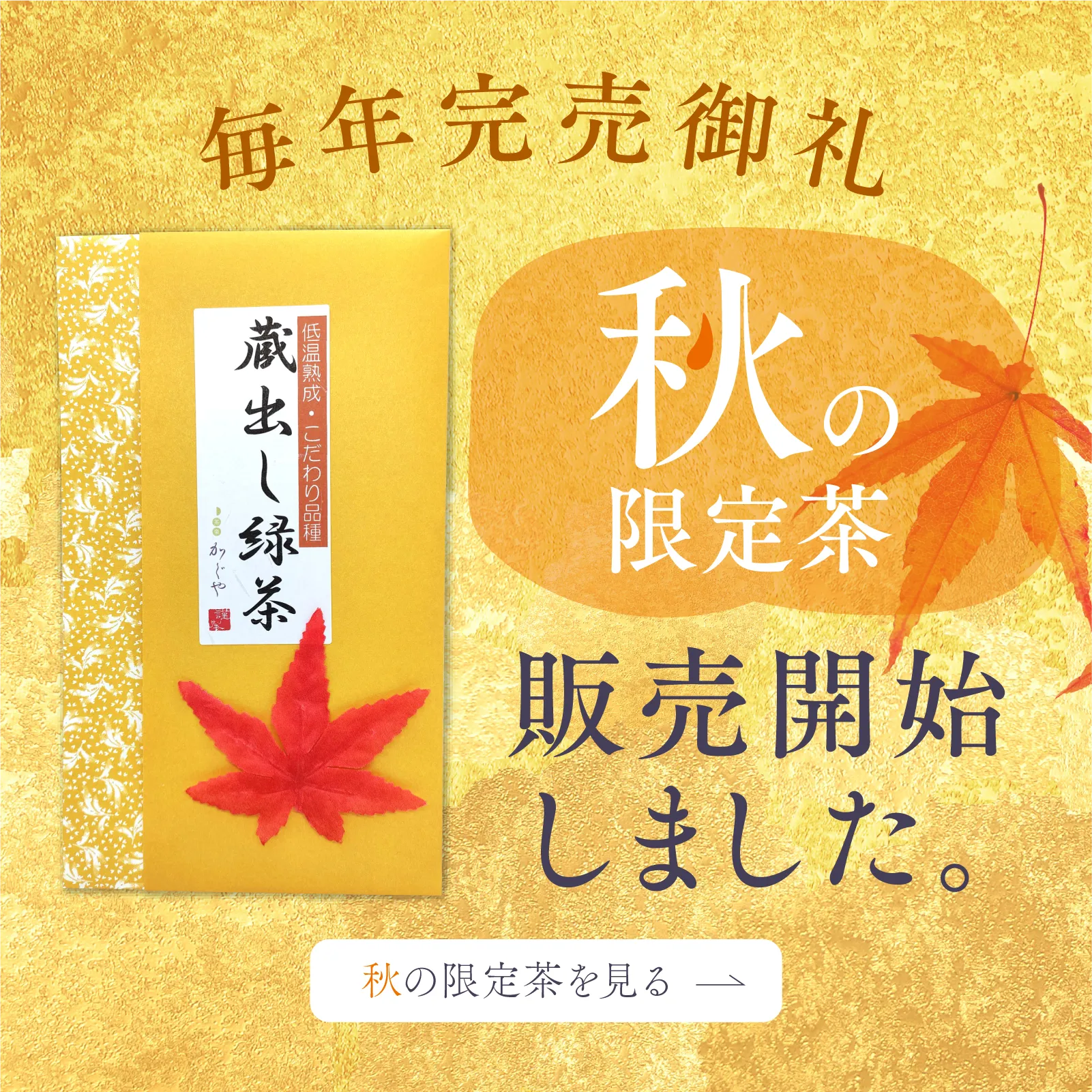 季節のお茶入荷
